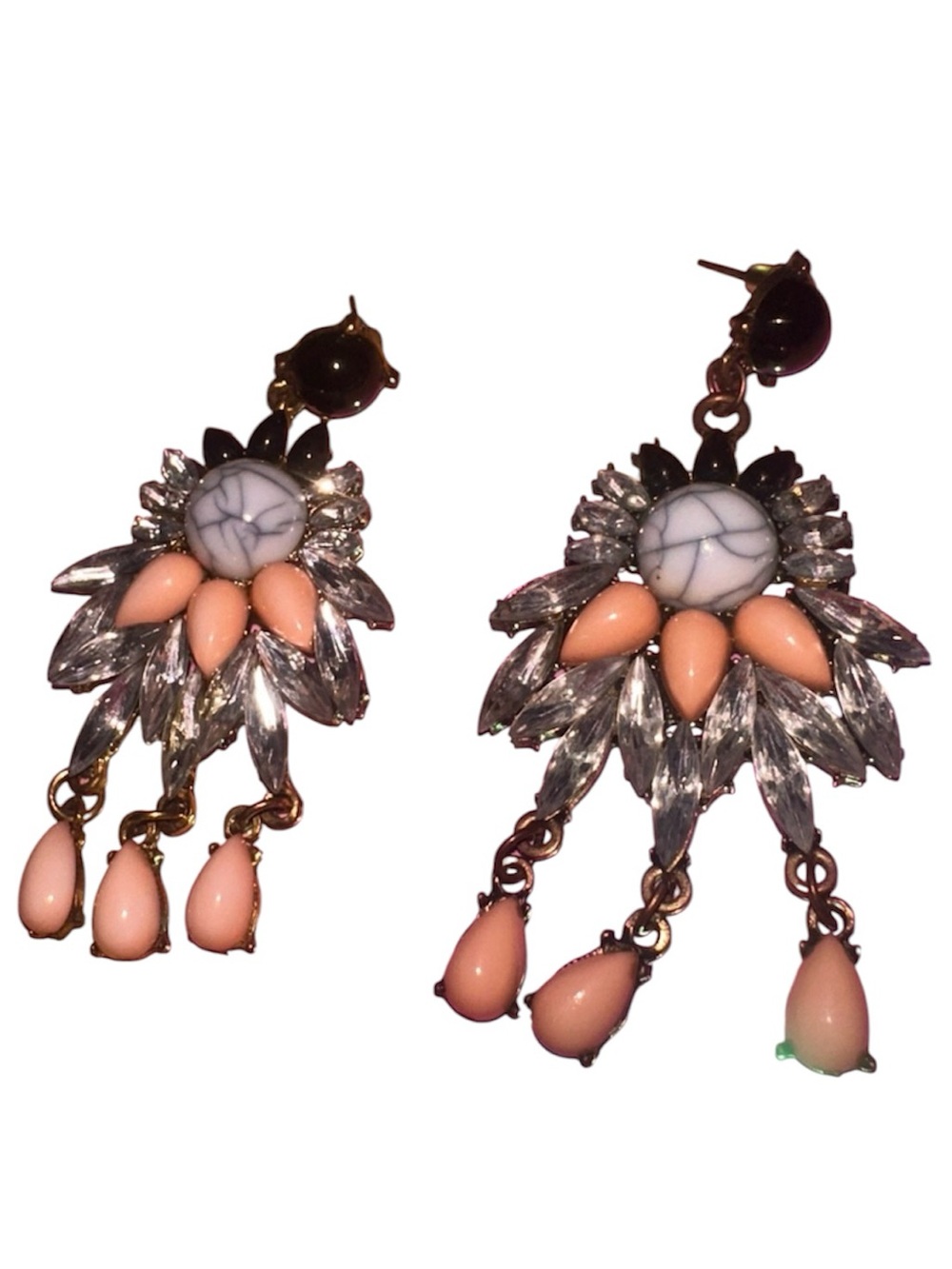 Colorful Crystal Drop Earrings